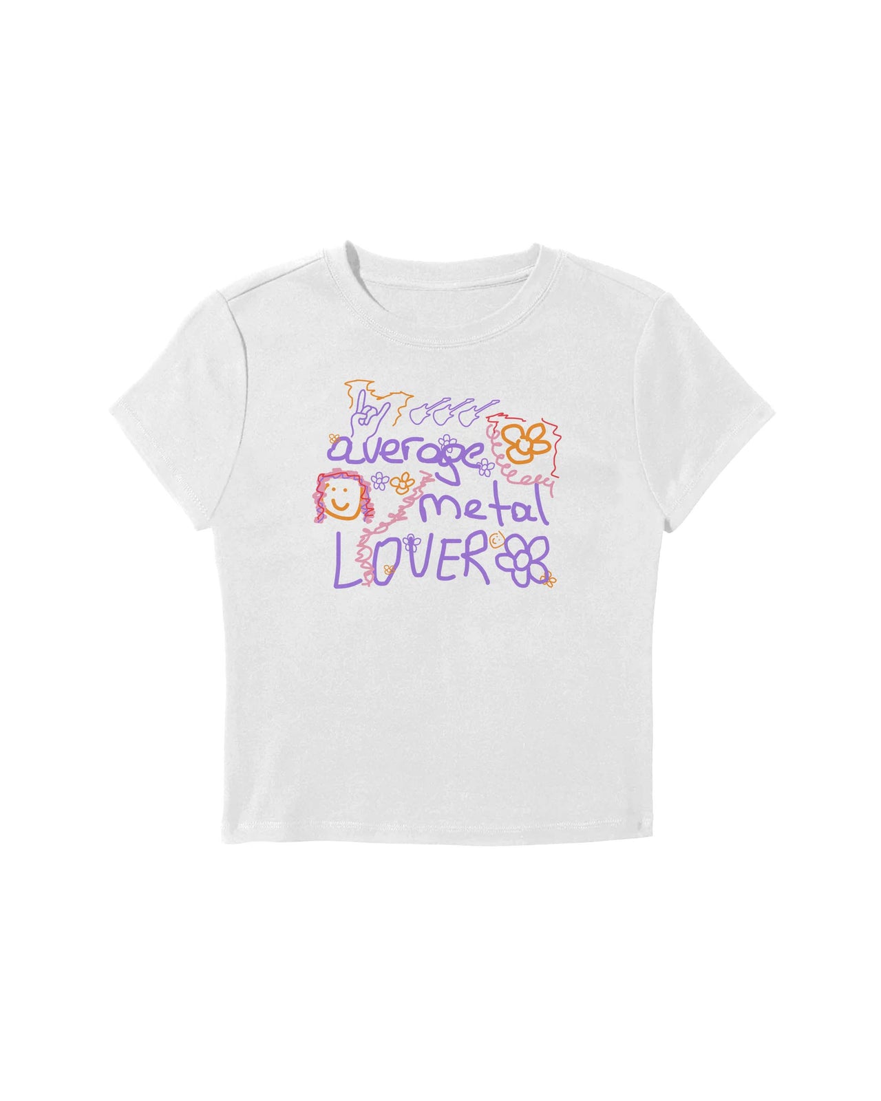 Average Metal Lover Baby Tee