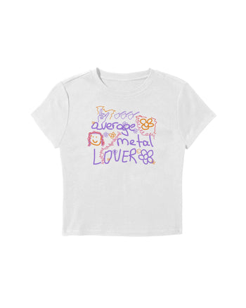 Average Metal Lover Baby Tee