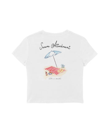 Secure Attachment Baby Tee - BEYAZ M
