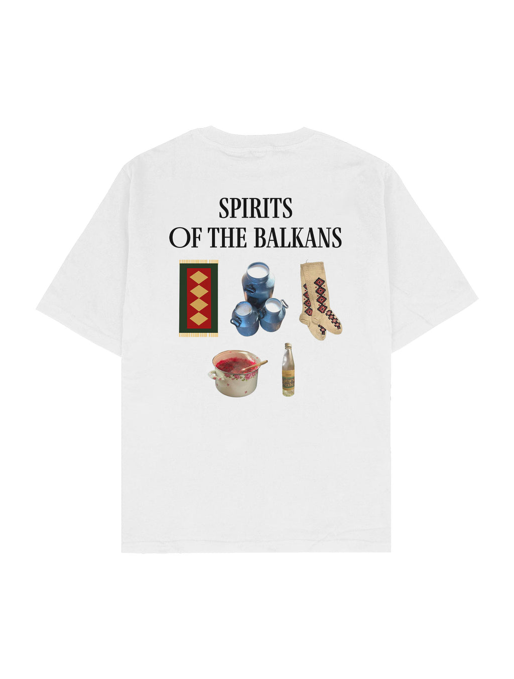 The Balkans Oversize Tişört