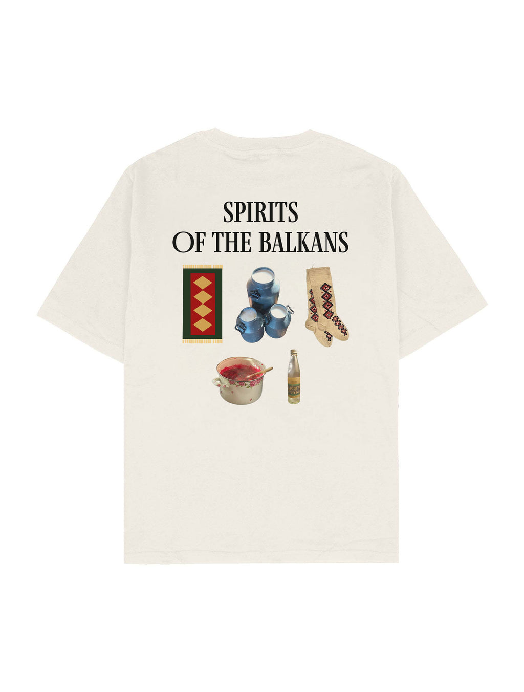 The Balkans Oversize Tişört
