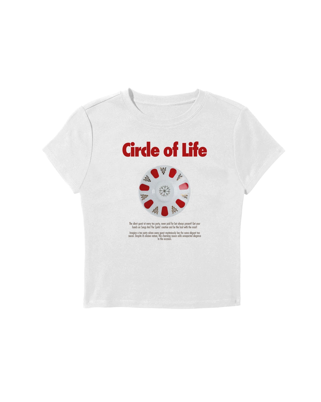 Circle of Life Baby Tee - BEYAZ XS
