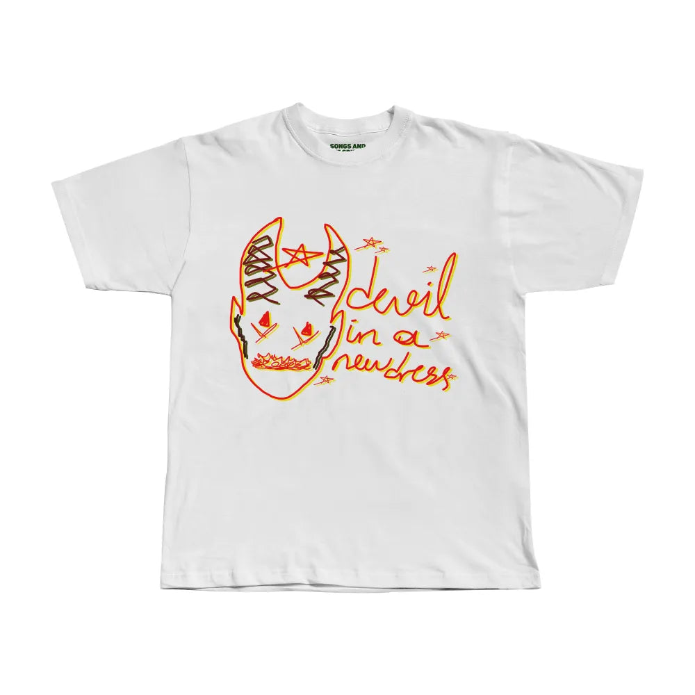 Devil in A New Dress Tee - S White