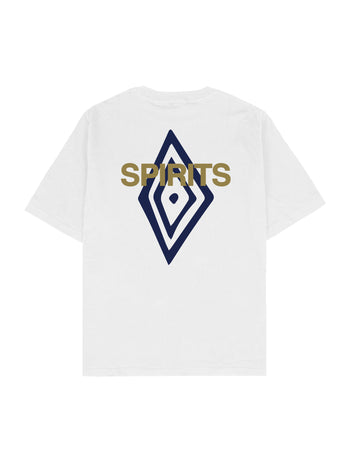 Diamond Like Symbol Oversize Tişört - BEYAZ S
