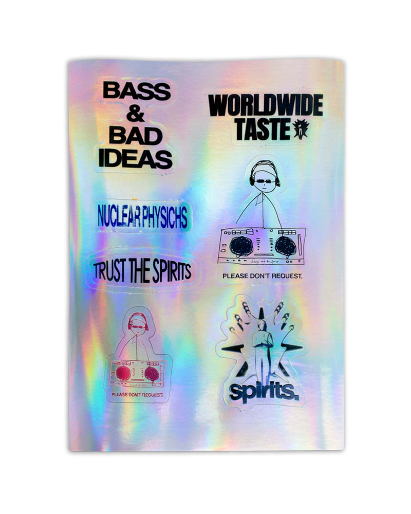djing Holographic Sticker Pack