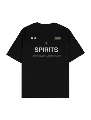 Dream Beyond Oversize Tişört - SİYAH M