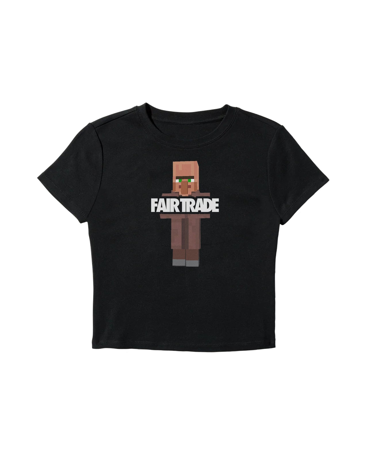 Fair Trade Baby Tee - SİYAH S