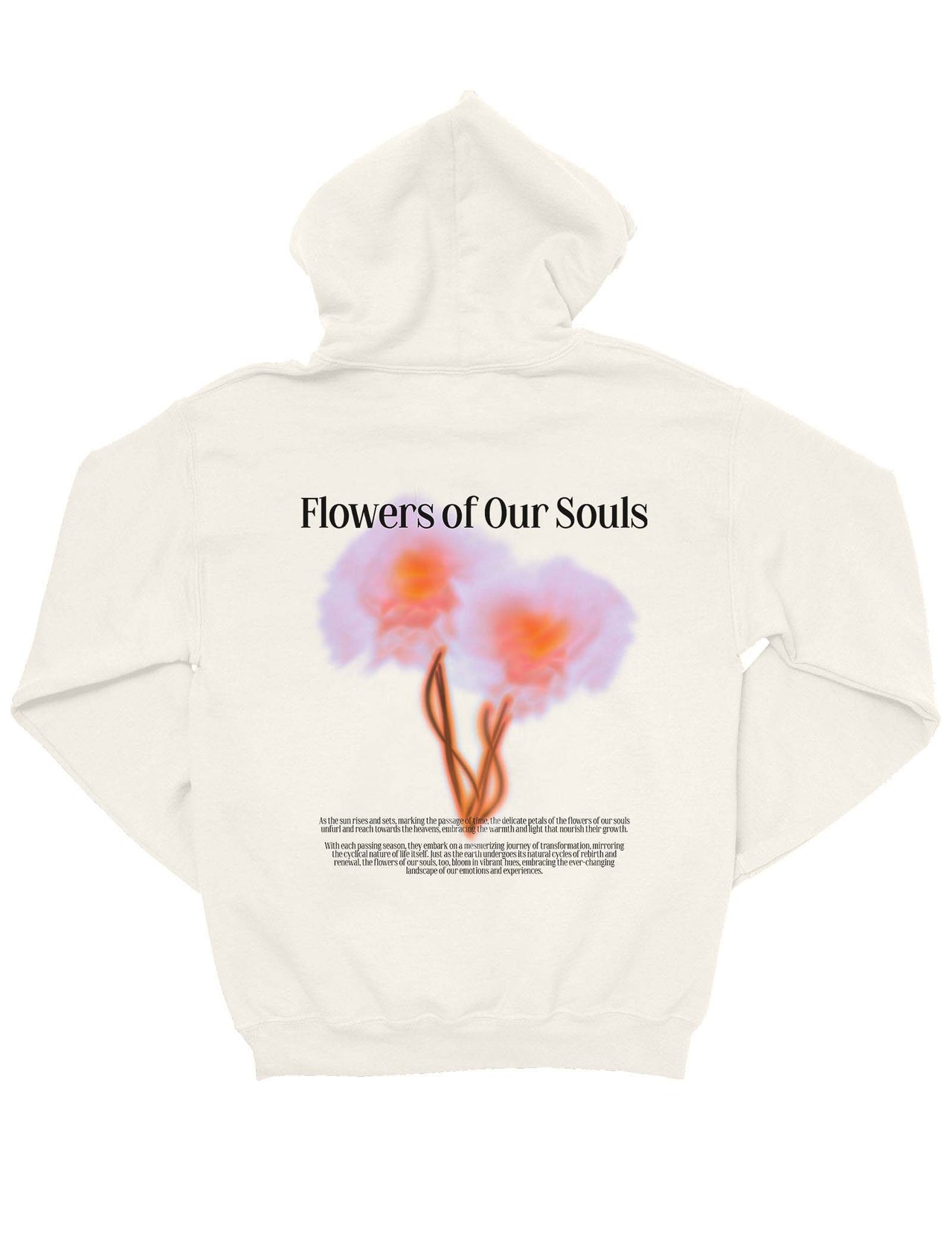 Flowers of Our Souls Oversize Hoodie