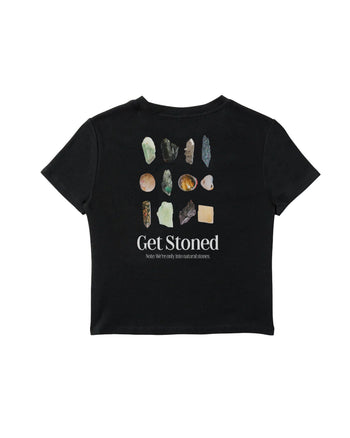 Get Stoned Baby Tee - SİYAH XL