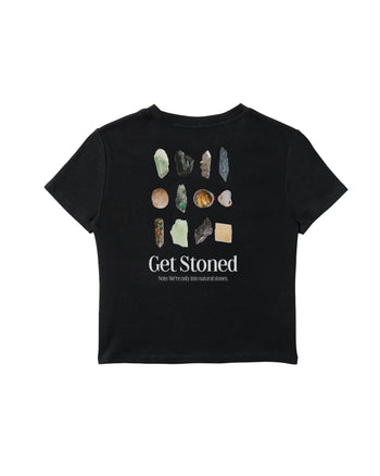 Get Stoned Baby Tee - SİYAH M
