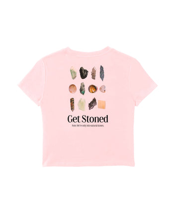 Get Stoned Baby Tee - BEBEK PEMBESİ M