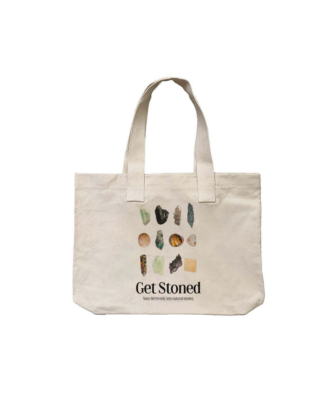Get Stoned Geniş Kanvas Çanta