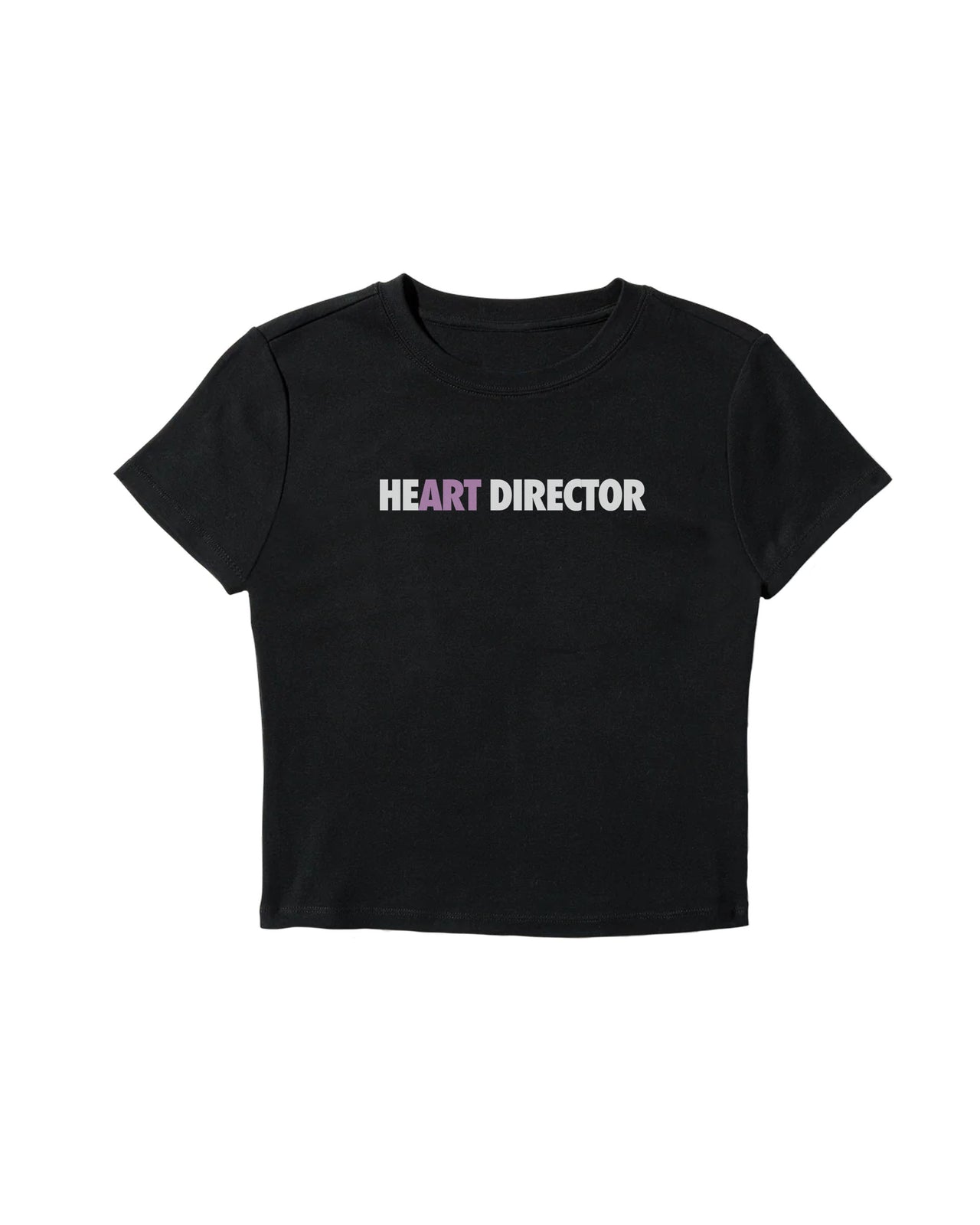Heart Director Baby Tee - SİYAH M