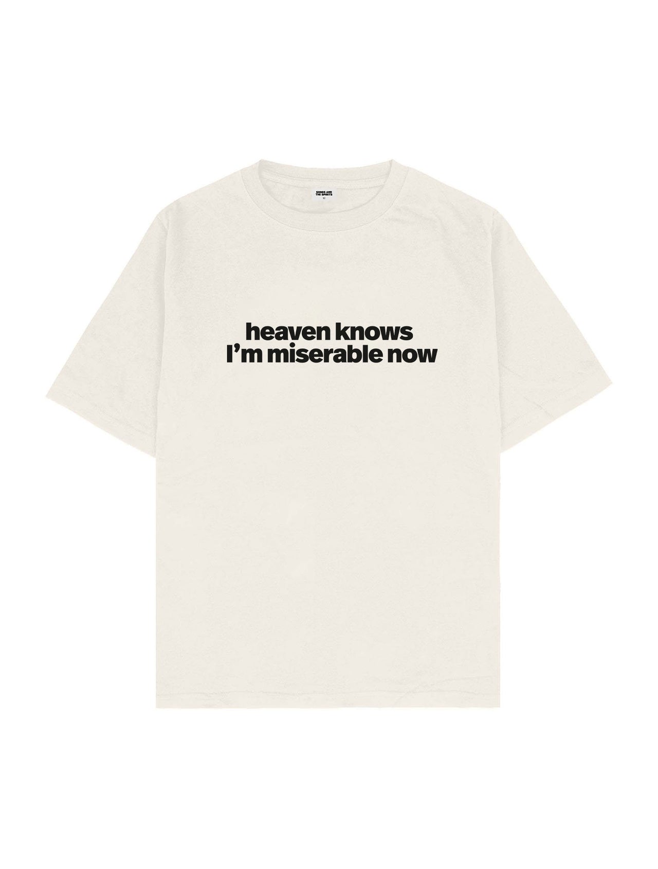 Heaven Knows I'm Miserable Now Oversize Tişört