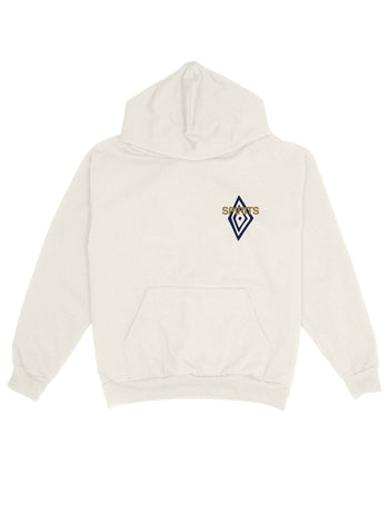 Diamond Like Symbol Oversize Hoodie