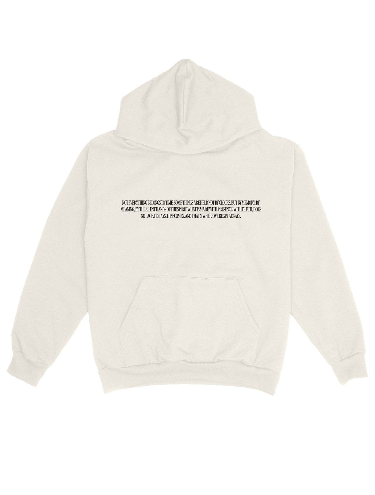 IT STAYS, IT BECOMES Oversize Hoodie