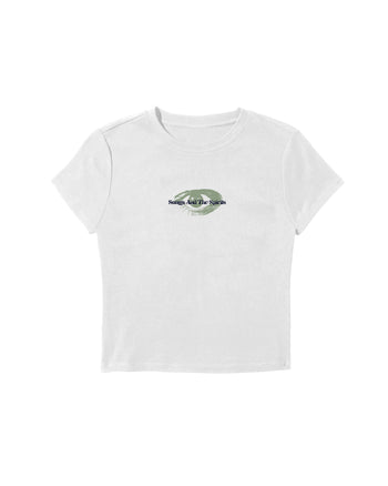 Human and Divine Baby Tee - BEYAZ S