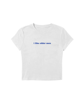 i like older men Baby Tee