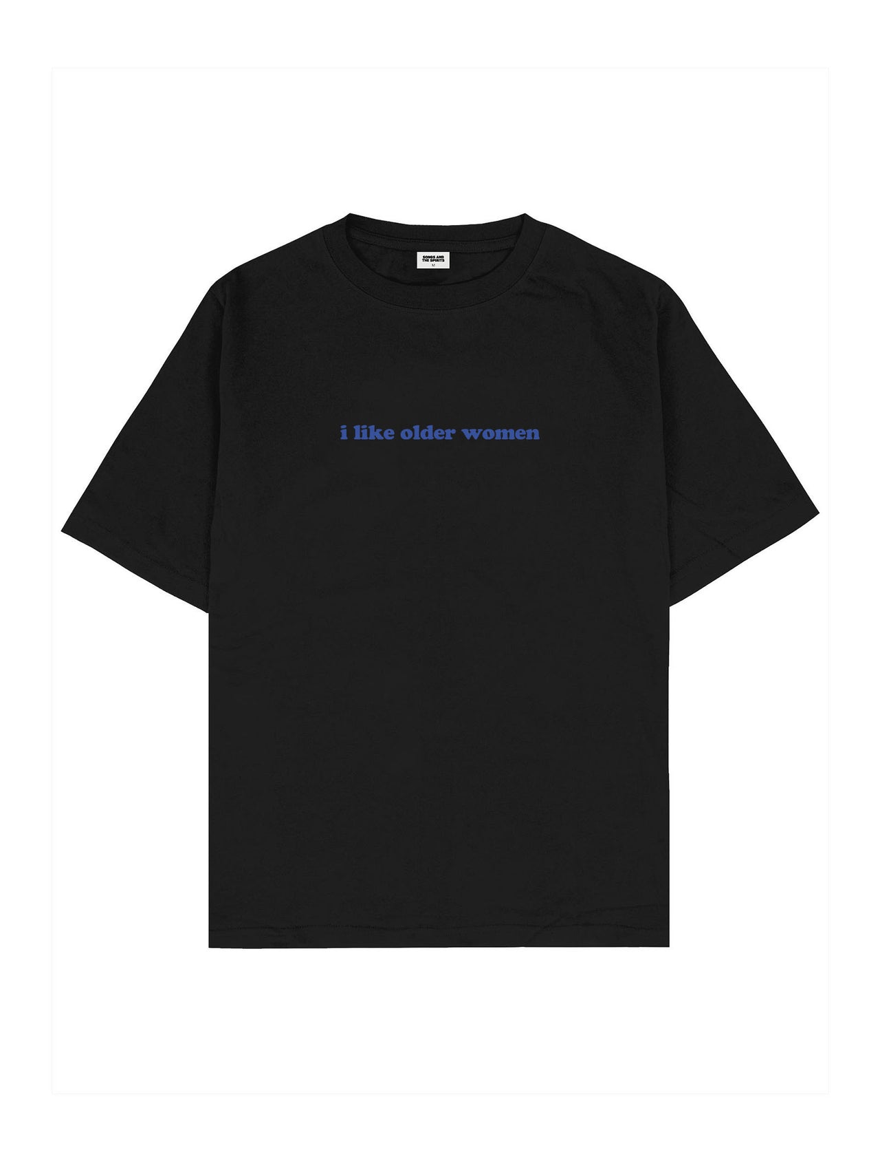 I Like Older Men Oversize Tişört - SİYAH XL
