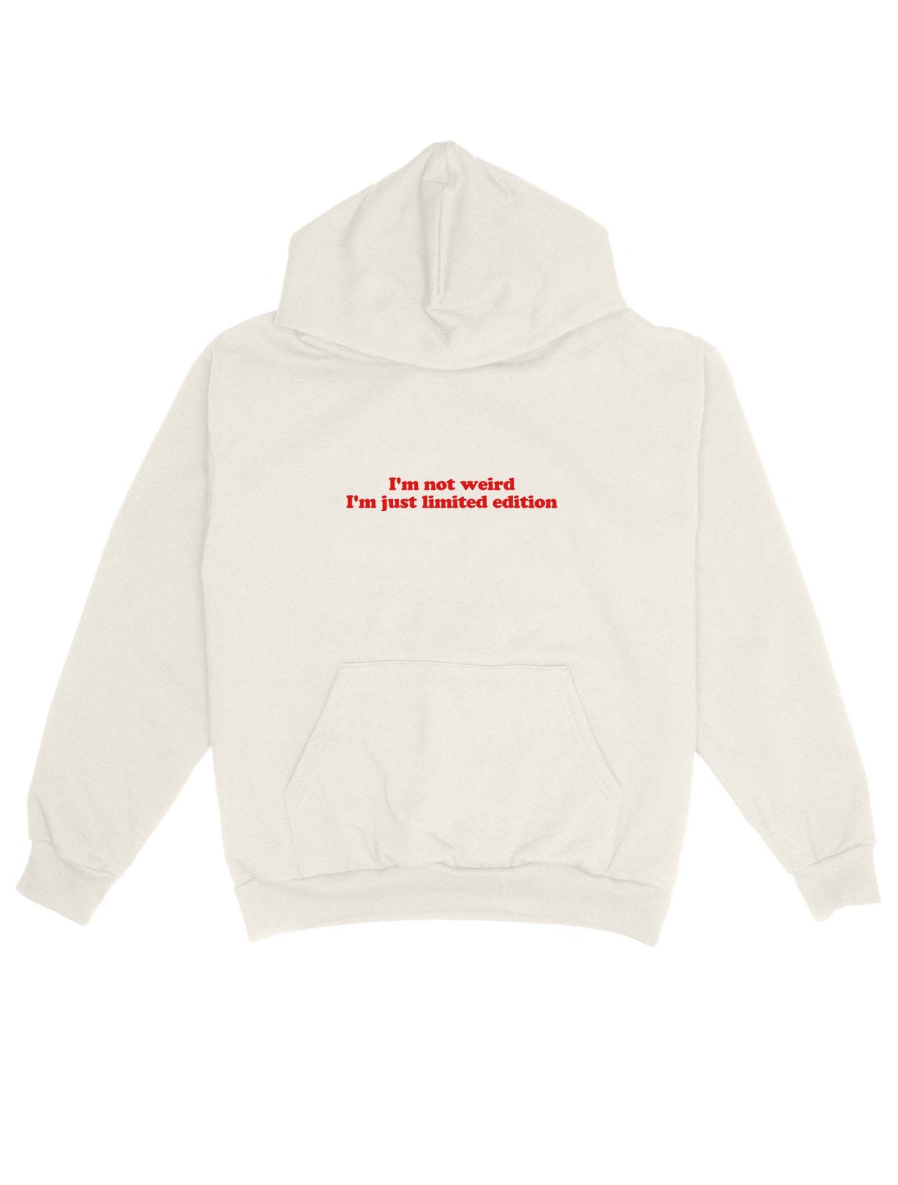 I'm Not Weird Oversize Hoodie