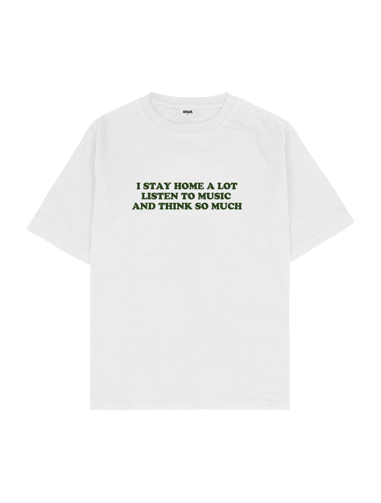 I Stay Home A Lot Oversize Tişört