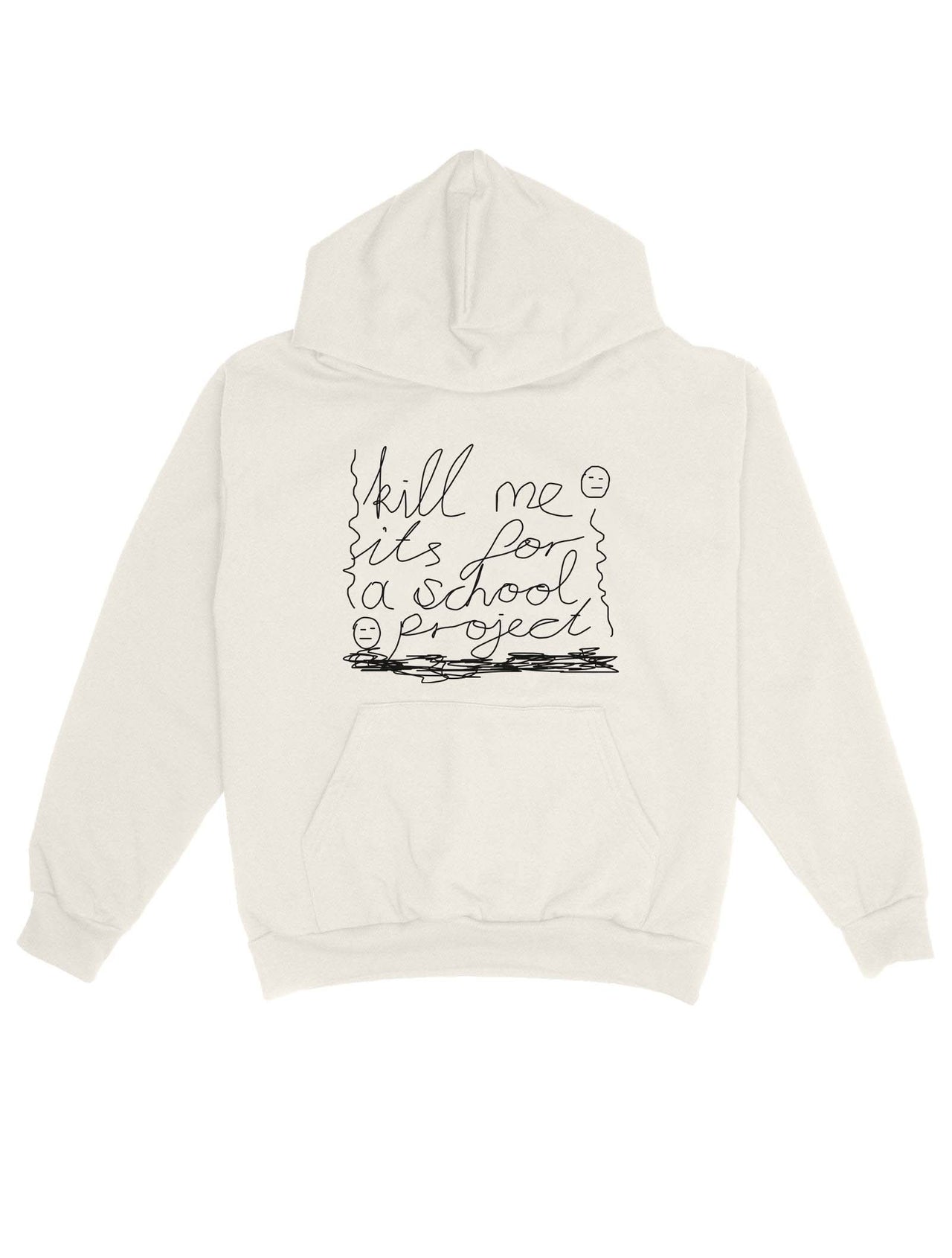 Kill Me It's For A School Project Oversize Hoodie