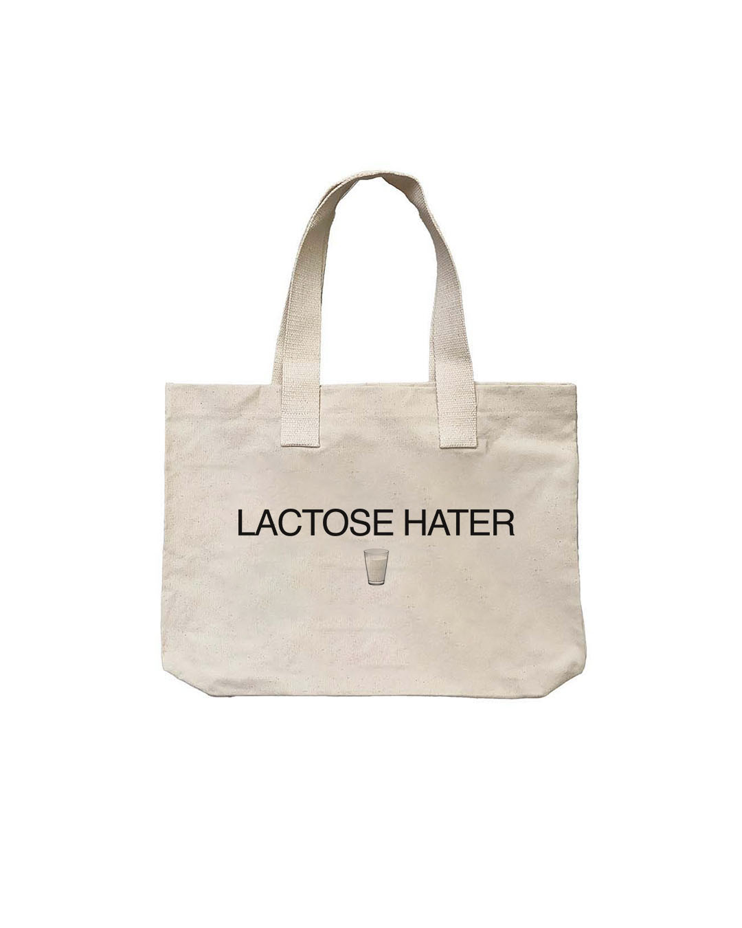 Lactose Hater Geniş Kanvas Çanta