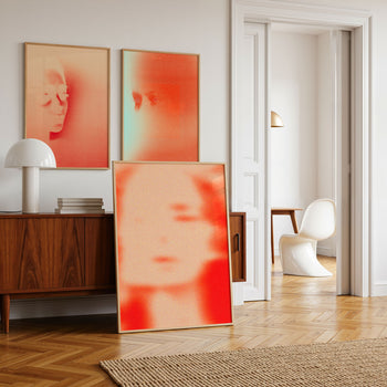 Soft Echo Triptych 3'lü Set Poster