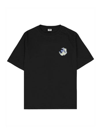Moon Oversize Tişört - SİYAH XL