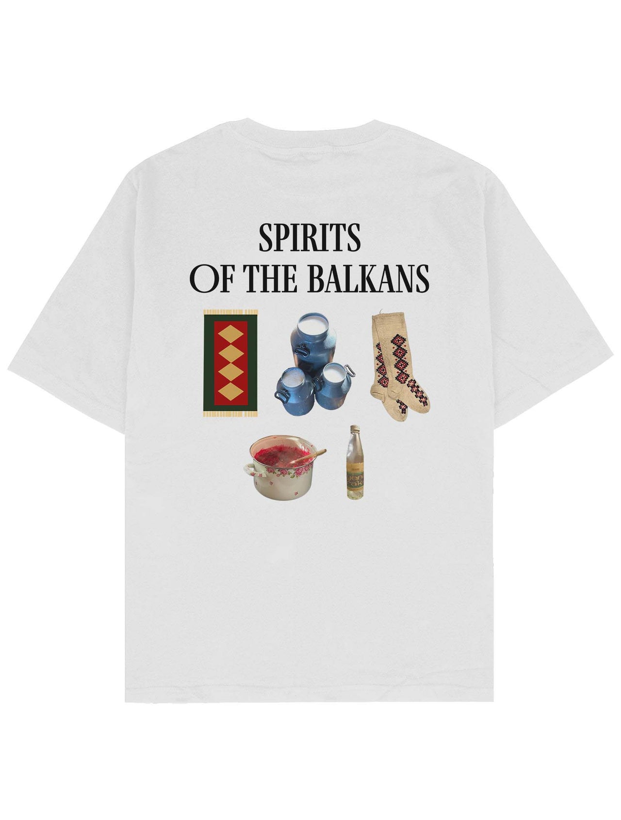 The Balkans Oversize Tee - M White