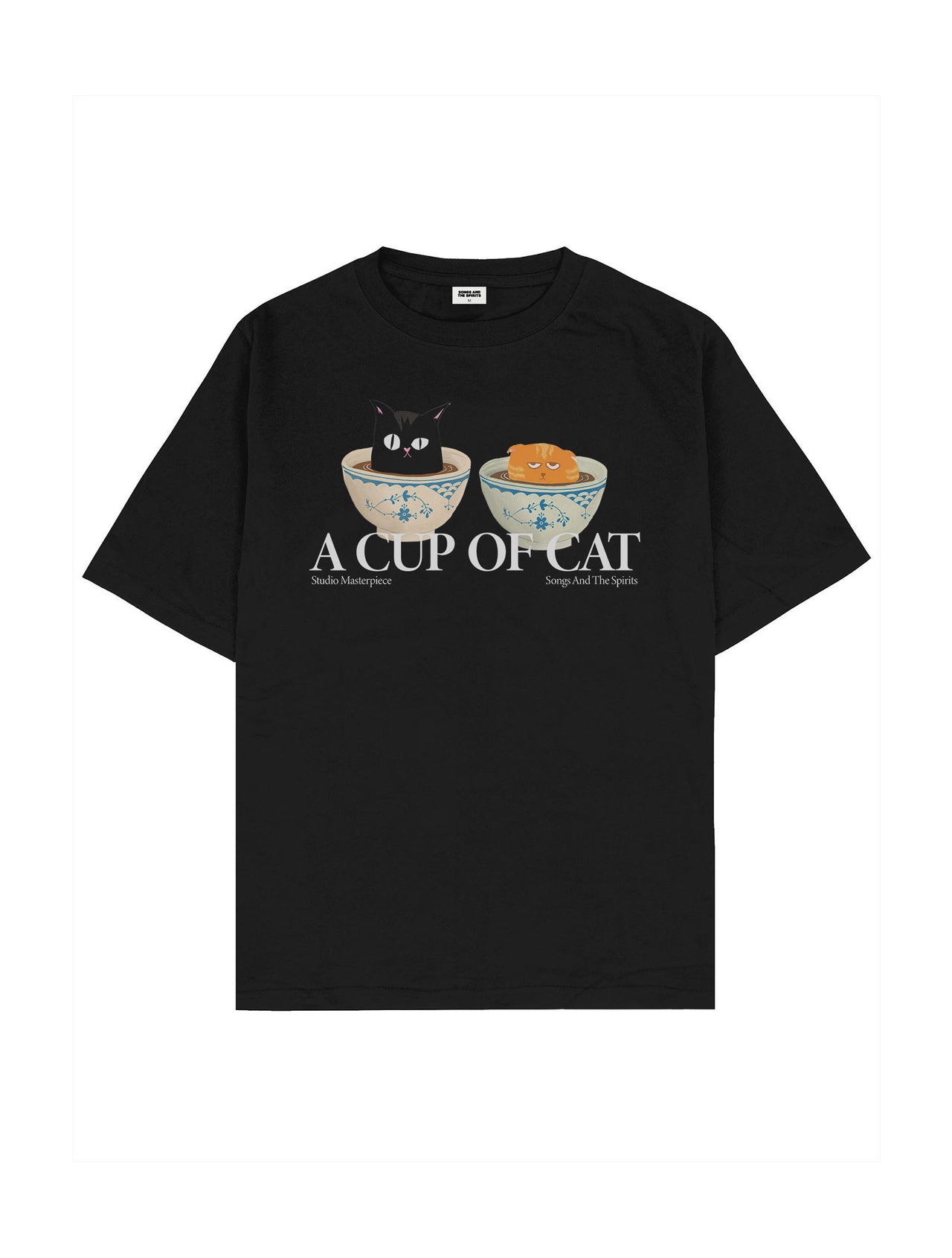 A Cup of Cat Oversize Tişört