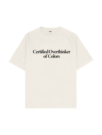 Certified Overthinker Oversize Tişört