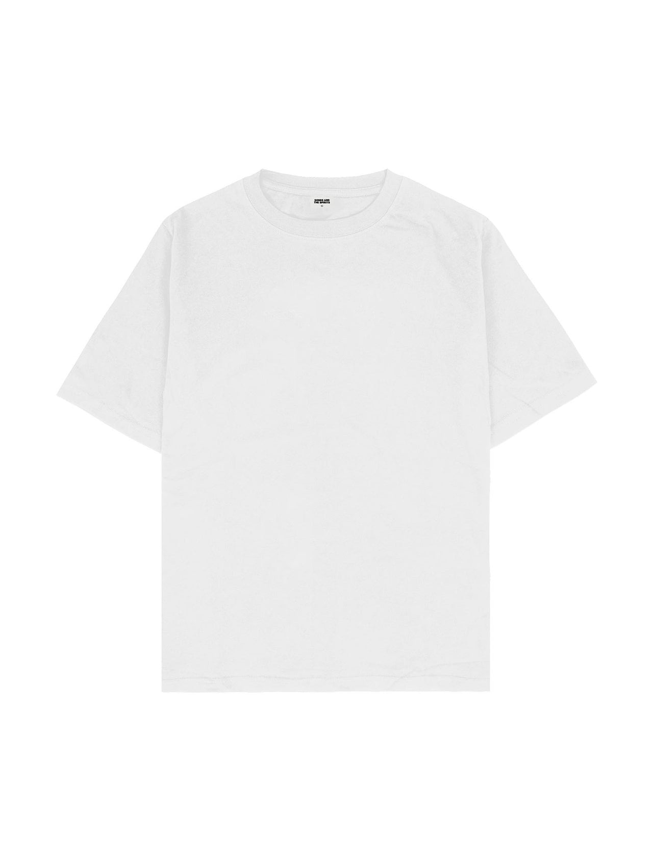 Spirits Basic Beyaz Oversize Tişört