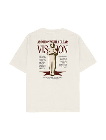 Ambition With a Clear Vision Oversize Tişört