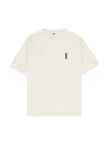 Delusional Logo Oversize Tişört - EKRU M