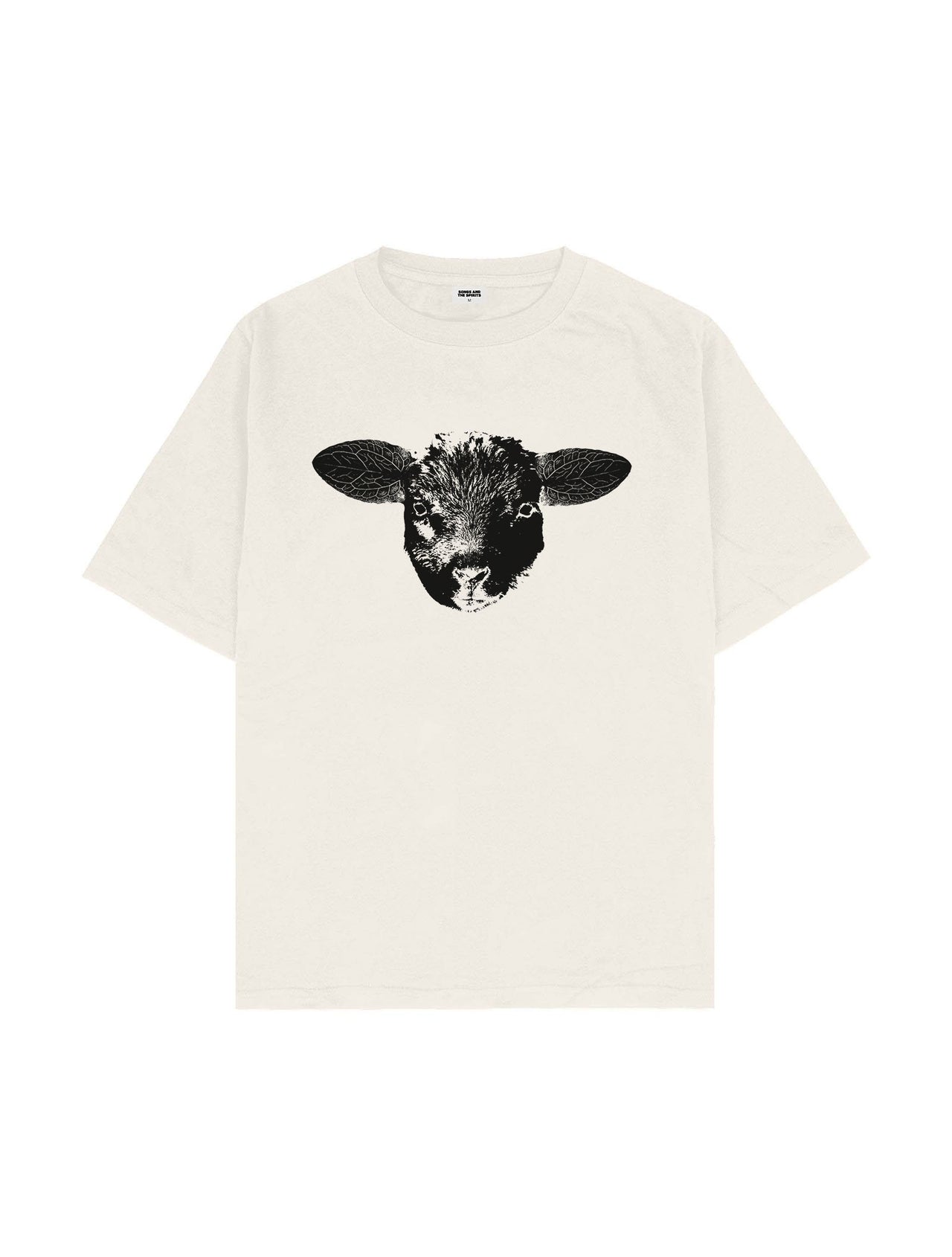 Kuzu Kulağı Oversize Tişört - EKRU L