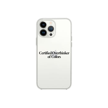 Certified Overthinker iPhone Telefon Kılıfı