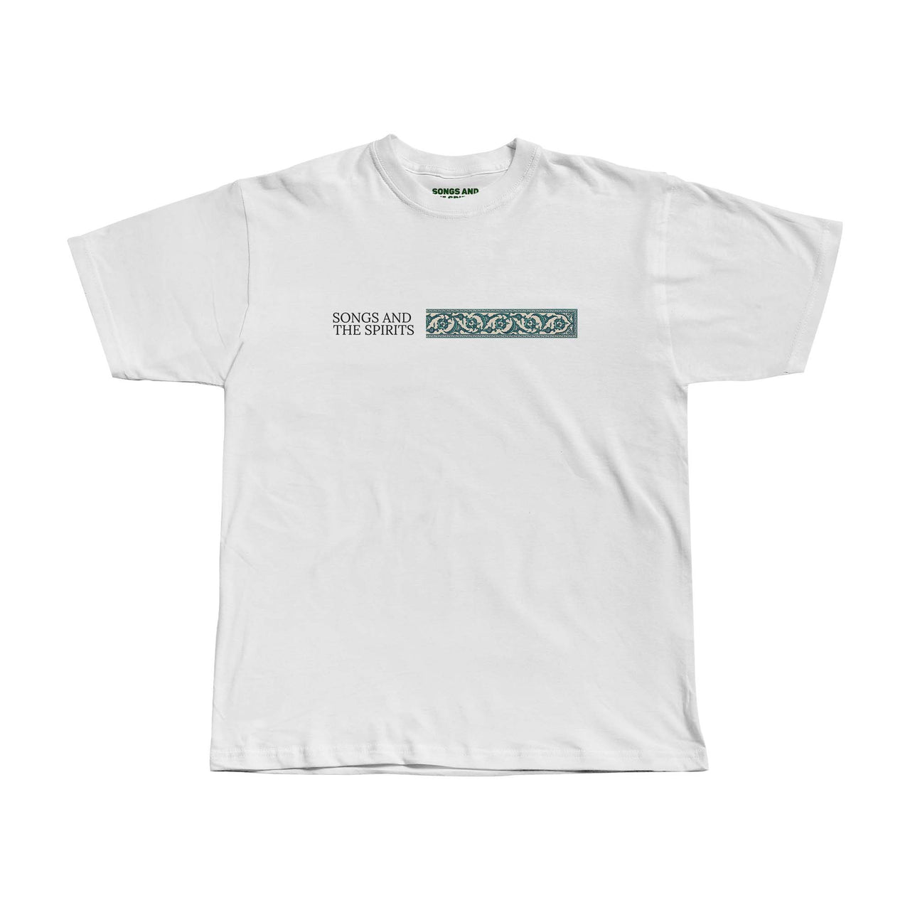 Ceramic Logo Regular Fit Tişört - BEYAZ S