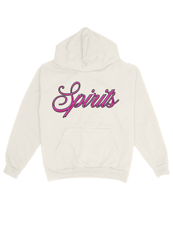 Pink Logo Oversize Hoodie