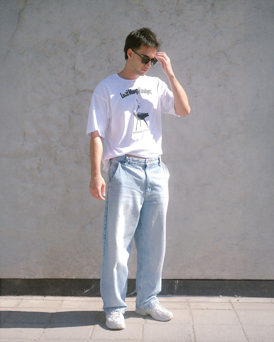 Lead Mangal Analyst Oversize Tişört