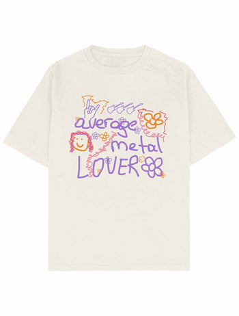 Average Metal Lover Oversize Tişört