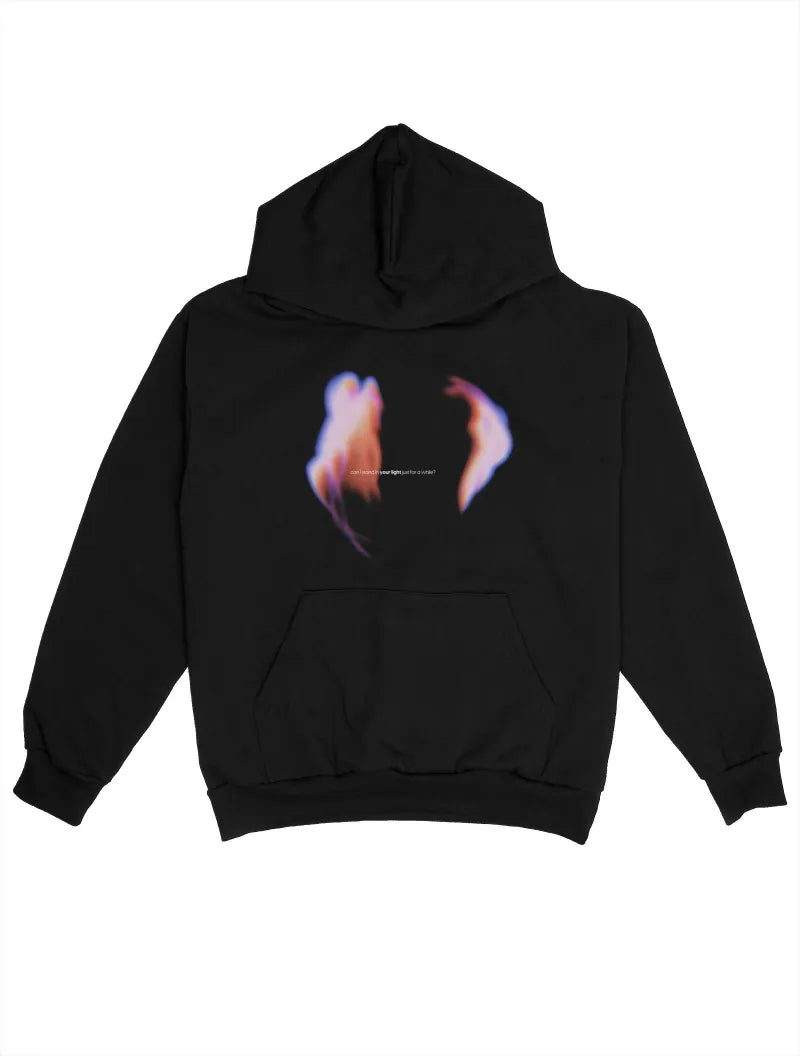 Can I Stand in Your Light Oversize Hoodie - SİYAH XL