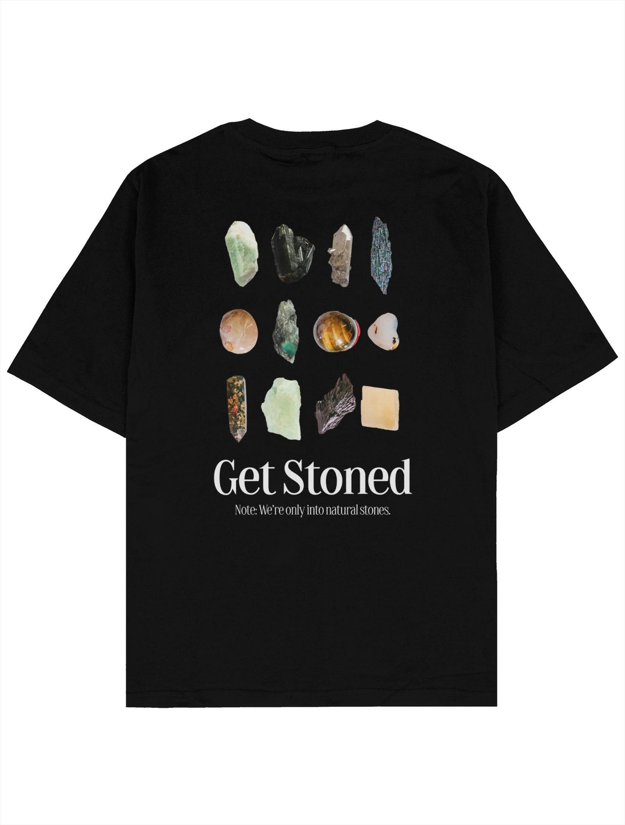 Get Stoned Oversize Tişört - S SİYAH