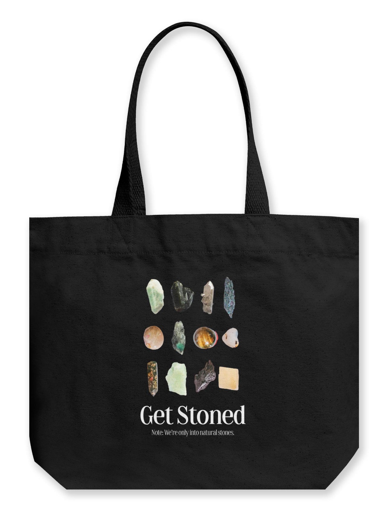 Get Stoned Large Canvas Bag