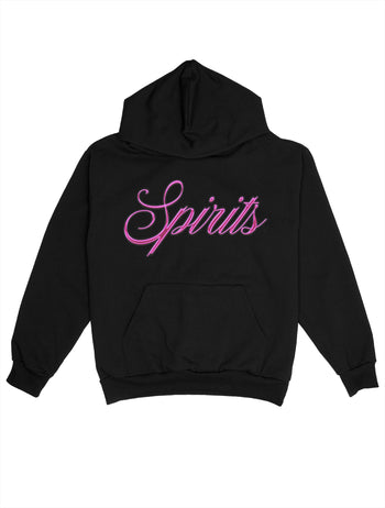 Pink Logo Oversize Hoodie