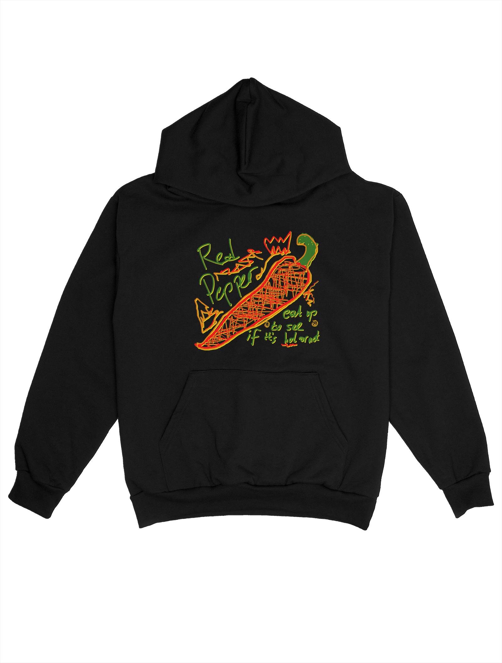 216235 Red Hot Pepper Oversize Hoodie - Songs And The Spirits