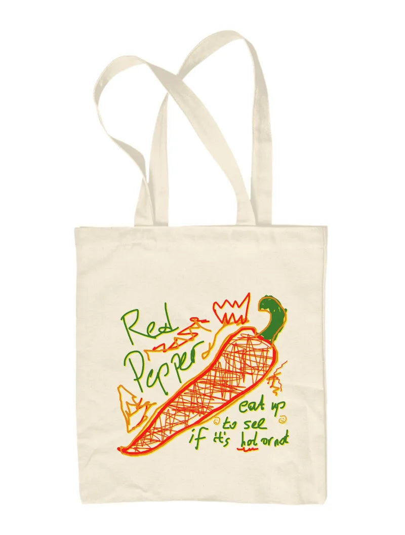 Red Hot Pepper Cloth Bag