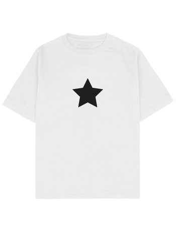 Simple Star Oversize Tişört