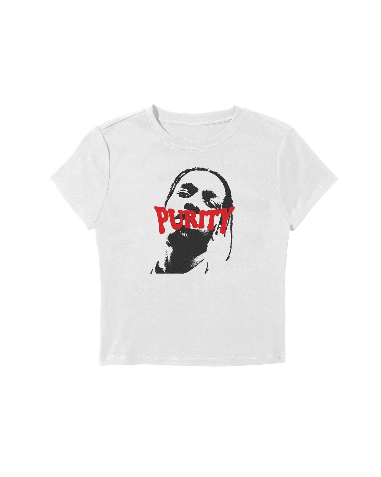 Purity Baby Tee - BEYAZ M