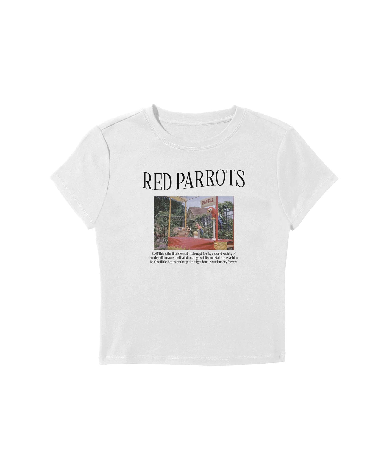 Red Parrots Baby Tee